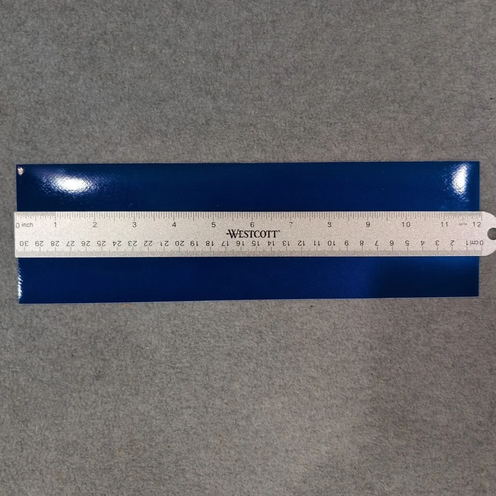 3M Scotchlite 680CR‎ Reflective Blue Graphic Film Adhesive Decal Strips 3 Pack